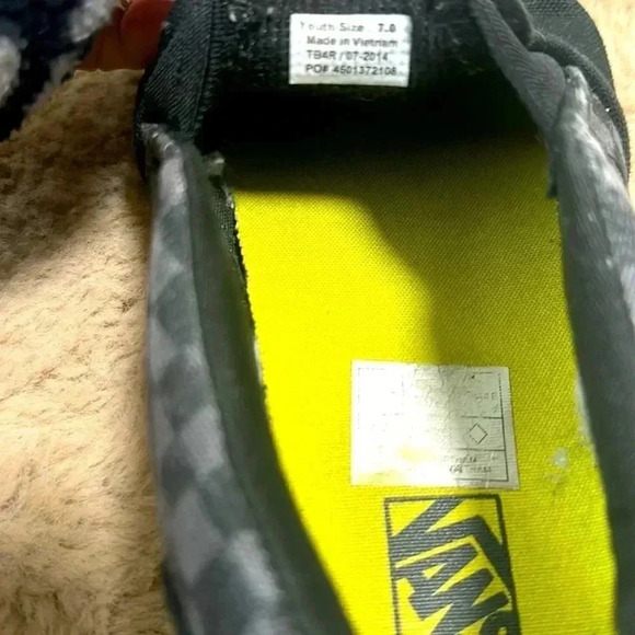 Vans Classic Slip-On, checkered black and gray Size 7.0 - Picture 6 of 6